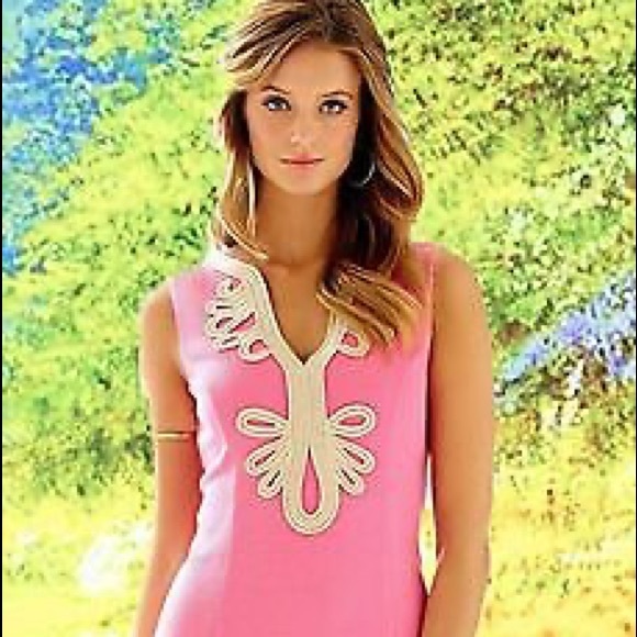 Lily Pulitzer Janice Shift Dress in Hottie Pink!💖 - Picture 5 of 6